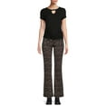 thumbnail image 4 of No Boundaries Juniors Print Flare Pants, 32" Inseam, Sizes XS-XXXL, 4 of 5