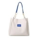 thumbnail image 1 of Bolso de mano para mujer, bolso de hombro, ligero, con cierre de cremallera, portátil, tipo hobo Blanco, 1 of 9
