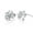 White diamond, variant on 925 Sterling Silver Chinese Style Flower Drop Earrings Gemstone Inlaid Electroplated Jewelry For Daily Wear Lux
