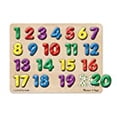 thumbnail image 2 of Melissa & Doug Spanish Numbers Sound Puzzle - Wooden Puzzle (20 pcs), 2 of 3