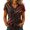 Black, variant on Bexdxz Halloween Tops for Women Pumpkin Face Print V Neck Long Sleeve Shirts Red 3XL