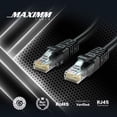 thumbnail image 4 of Maximm Cat 6 Ethernet Cable 1 Ft, (50-Pack) Cat6 Cable, LAN Cable, Internet Cable, Patch Cable and Network Cable - UTP (Black) 1 Foot ethernet Cord, 4 of 8