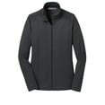 thumbnail image 5 of Port Authority L805 Ladies Vertical Texture Full-Zip Jacket, Womens Activewear, 5 of 6