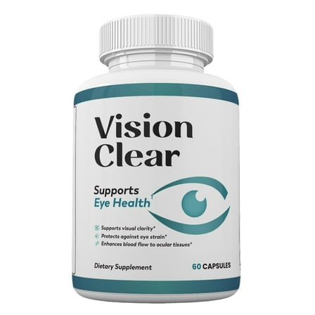 Vision Clear Eye Health Support Vitamins Pills, Vision Clear Supplement