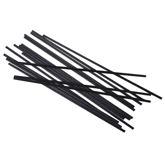 FRCOLOR aroma duffuser stick 50pcs Fastness Aroma Diffuser Sticks Simple Fiber Rod Premium Aromatherapy Accessories Deodorant Aroma Diffuser Rod (3mm Diameter 25 cm Long Black),9.84"X0.12"X0.12"