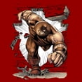 thumbnail image 2 of Men's Marvel Juggernaut Smash Graphic T-Shirt, 2 of 3