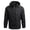 Black, variant on Dezsed Men's Rain Jacket Lightweight Waterproof Raincoat Men's Thin Jacket Casual Sports Windbreaker Hooded Jacket Black XL
