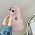 thumbnail image 6 of Cute Invisible Folding Holder Camera Lens Ring Stand Transparent Phone Case Soft Anti-Scratch Shockproof Candy Back Cover for iPhone 13 Pro, White, 6 of 8