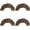 Brown 4Pack, variant on THHEIC 40 Grow Sponges for Hydroponics - Seed Pods for Garden Seed Starter Pods Growing System Plant for Seed Plugs Garden Cube Sponges Replacement