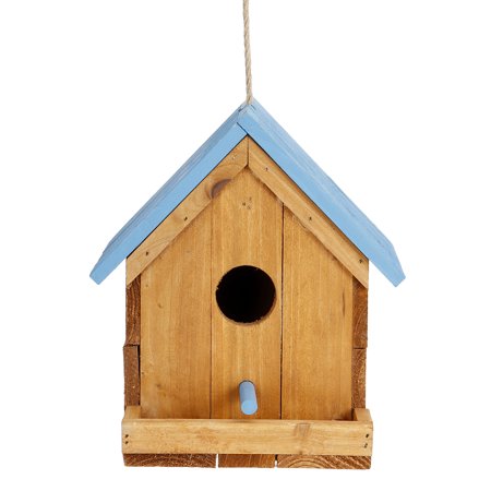 Wooden Gazebo Bird Feeder Hanging Wild Bird Feeder Outdoor Feeding