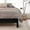 Black, variant on LIFEMENT Queen Classic Wood Platform Bed Frame, Solid Wood, No Box Spring Needed, Easy Assembly, Minimalist Modern Design, Under Bed Storage, Natural