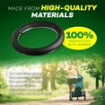 thumbnail image 4 of 16'' x 1.5/1.75/1.95/2.125 Back Wheel Replacement Inner Tubes (2-Pack) Compatible with Graco Click/Go Jogging/BoB Revolution SE/Pro/Flex/SU - Made from BPA/Latex Free Butyl Rubber, 4 of 6
