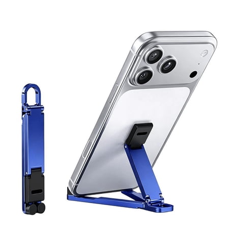 Aluminum Alloy Folding Phone Stand Portable Mini Keychain Universal Desktop Holder Multifunctional Phone Support