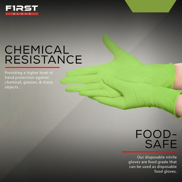 FIRST GLOVE Heavy Duty Disposable Gloves 2X-Large 1000 Mil