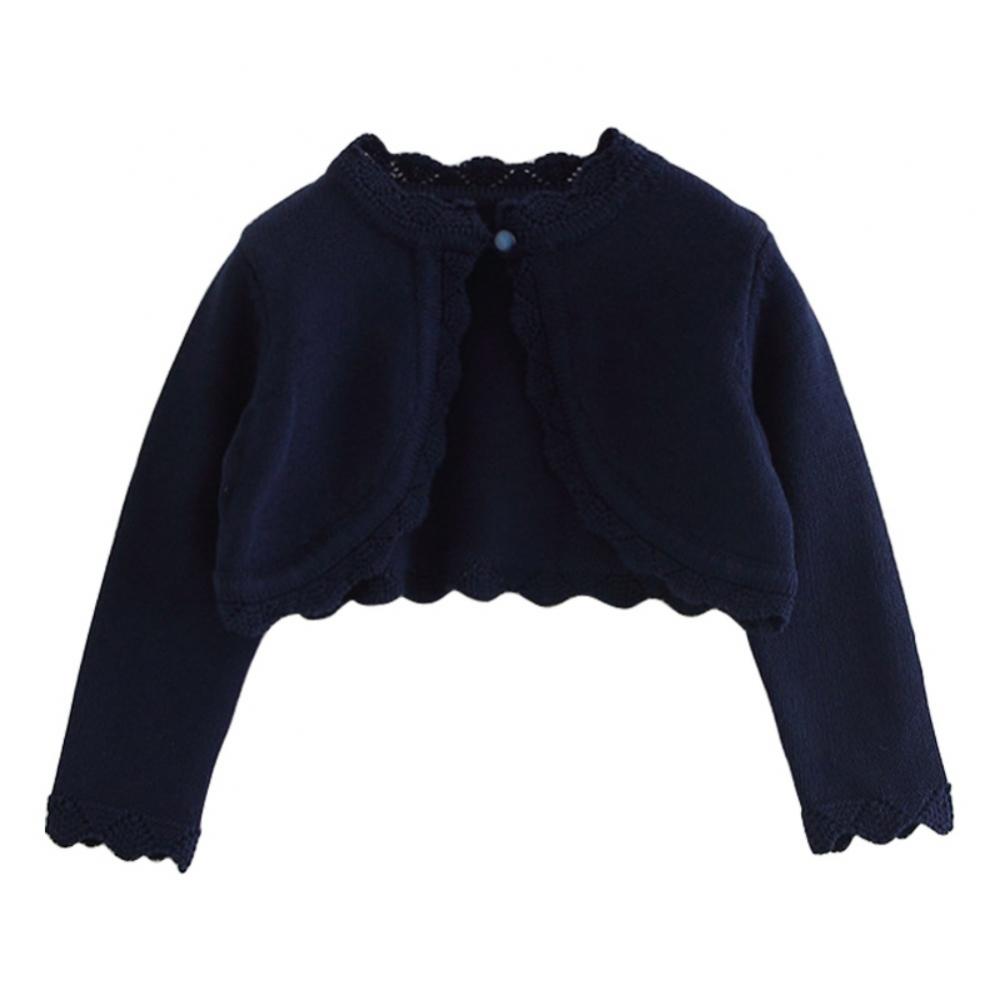 Xmarks Little Girls Sweater Shrug Knit Cardigan Bolero Coat Children Kids Girl CoverUp Shrugs