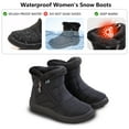 thumbnail image 3 of HAJINK Women Winter Snow Boots Keep Warm Ankle Booties Non-Slip Sole Waterproof Shoes, 3 of 6