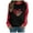 black, variant on Prime Same Day Delivery Items Women Casual Raglan Long Sleeve Valentine Printing Shirt Pullover Tops Blouse