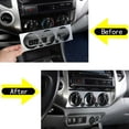 thumbnail image 6 of TINKI Fit For Toyota Tacoma 2011 2012 2013 2014 Aluminum Alloy Red Air Conditioning Adjustable Trim Sequins, 6 of 14