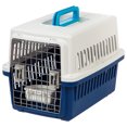 thumbnail image 1 of IRIS USA 302020 21 Inch Medium Deluxe Pet Travel Carrier with Carry Handle, Navy, 1 of 6