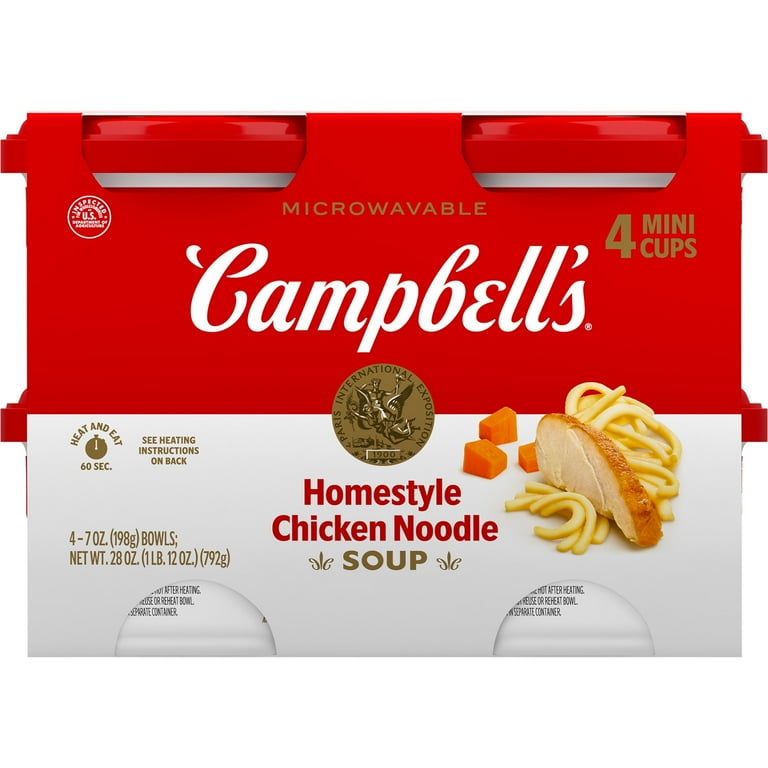 Chicken Noodle, 15.4 oz Bowl, 8/Carton, Ships in 1-3 Business Days Chicken Noodle, 15.4 oz Bowl, 8/Carton, Ships in 1-3 Business Days