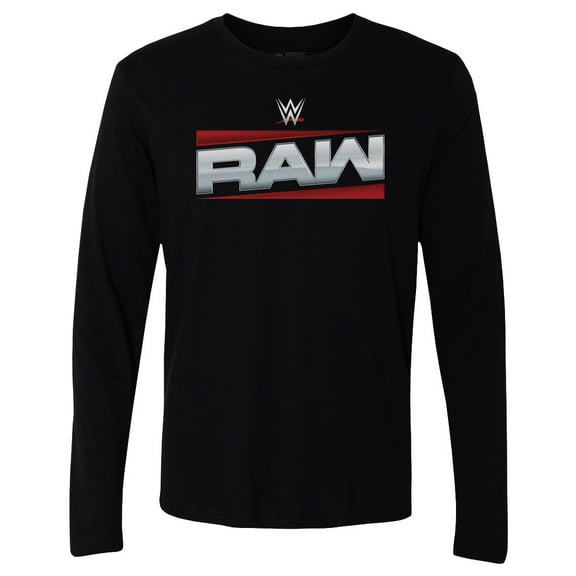 Men's 500 Level Black RAW Logo Long Sleeve T-Shirt