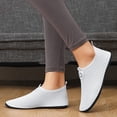 thumbnail image 5 of CIENVNSTG Unisex Honeycomb Textured Decorative Buckle Barefoot Water Shoes Quick‑Dry Non‑Slip Translucent Sole Aqua Socks Slip‑On Breathable Footwear for Beach Swim Surf White 40, 5 of 7