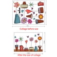 thumbnail image 4 of Yuarrent Pegatinas en maceta frescas, calcomanía autoadhesiva, ventana de vidrio, dormitorio, papel de pared comercial, papel tapiz para dormitorio, Decoración del hogar Yuarrent HA6578-00B, 4 of 6