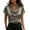 Dark Gray, variant on Women’s Satin Short Sleeve Tops Lapel Collar Dress Shirt Summer Comfy Temperament Business Blouses