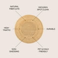 thumbnail image 2 of JONATHAN Y RNF110A-5R Harmony Boho Jute Circle Natural 5' Round Area Rug, Cottage French Country, Pet Friendly, Stain Resistant, Easy to Clean, for Living Room; Kitchen, Bedroom, 2 of 7