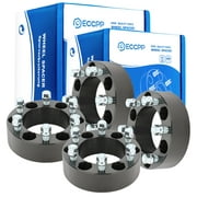 ECCPP 4x 2 inch 6 Lug Wheel Spacers 2" 50mm 6x5.5 6x139.7mm 14x1.5 Studs 108mm fit for 1999-2019 for Silverado 1500 for Escalade