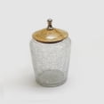 thumbnail image 2 of Nu Steel GC-5407-S Crackle Glass Canister with Wooden Lid - Small, 2 of 5
