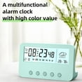 thumbnail image 6 of Digital Electronic Clock LED Display Electronic Clock Stereo Digital Display Snooze Alarm Clock 12/24H Switching Countdown, Usupdd 2025 Digital Electronic Clock LED Display, 6 of 7
