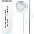 thumbnail image 6 of 21st Birthday Gifts For Her 21st Birthday Decorations For Her 20 OZ White Skinny Wine Tumbler Turn 21 Travel Cup With Lid Straw Happy 21 Year Old Bday Presents For 2003 Born Women Girls Female, 6 of 6