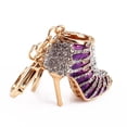 thumbnail image 4 of Key Ring, Exquisite Modern Design Alloy Keyring  For Mobile Phone For Purse, 4 of 8