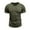 Army Green, variant on OGLCCG Men's Casual T Shirts Short Sleeve Cotton Classic V Neck T-Shirt Summer Fashion Solid Color Lightweight Vacation Beach Tees Shirt,XXL,Dark Gray