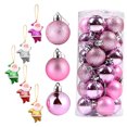 thumbnail image 3 of Teissuly 24 Pcs Christmas Tree Ornaments Christmas Ball Hanging Ornaments Christmas Ball Sets for Christmas Tree Holiday Decorations Teissuly WER202310163670, 3 of 9