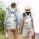 thumbnail image 4 of Disketp Summer Vacation Scene With Camping Van Mochila de Lona Estampada, Mochila Escolar de Viaje Ligera para Estudiantes y Portátil-Small, 4 of 5