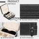thumbnail image 5 of Portable 3 Compartment Glasses Storage Organizer - Travel Sunglasses Case with Zipper - Protects Eyewear on the Go, 5 of 5