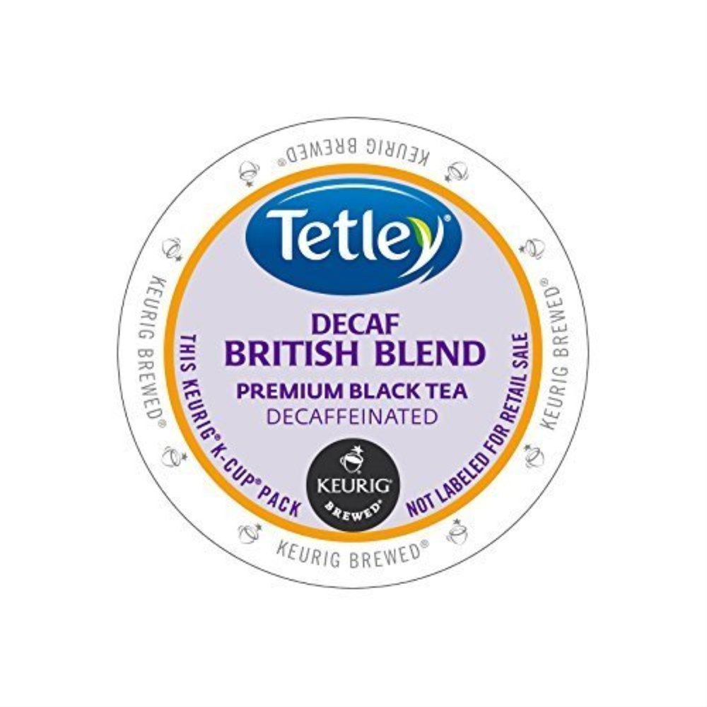 tetley tea british blend decaf kcups 96ct by tetley