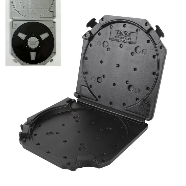 7 Inch Audio Tape Storage Box, Plastic Empty Tape Holder, Universal Open Reel Tape Case with Label Paper for 7 Inch Open Reel Audio Tapes