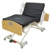 HomeCare Hospital Beds Lynacare HC107 Hi-Low Hospital Bed Set - Oak, MedMattress Care Mattress, No Side Rails, 80"x36"