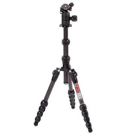 Image of Legends Ray 5-Section Carbon Fiber Travel Tripod with AirHed Vu Ball Head Darkness
