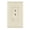 Ivory, variant on Maxxima 3-Way / Single Pole Dimmer Light Switch 600 Watt, LED Compatible, Wall Plate Included, Black