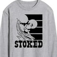 thumbnail image 3 of Peanuts - Stoked - Men's Long Sleeve T-Shirt, 3 of 6