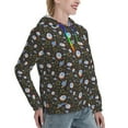 thumbnail image 6 of Disketp Cosmic Womens Casual Hoodies Crew Neck Long Sleeve Sweatshirts Pullover Tops-XX-Large, 6 of 7