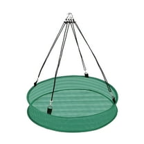 ACDANC Bird Seed Catcher Tray for Hanging Bird Feeder Platform,24 Inch Large Birds Feeder Trays with Adjustable Hanging Hoop