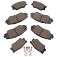 thumbnail image 2 of Axenor 4PCS Front Ceramic Disc Brake Pad Set SGD436AC, PGD436AC, Centric: 105.04360, Wagner: QC436A, 2 of 7