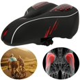 thumbnail image 3 of Selle de vélo Big Bum en silicone souple avec coussin de suspension pour VTT, type creux rouge, 3 of 4
