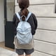 thumbnail image 5 of Mochila para mujer Mochila universitaria ligera Cremallera Color sólido para deportes al aire libre, 5 of 8