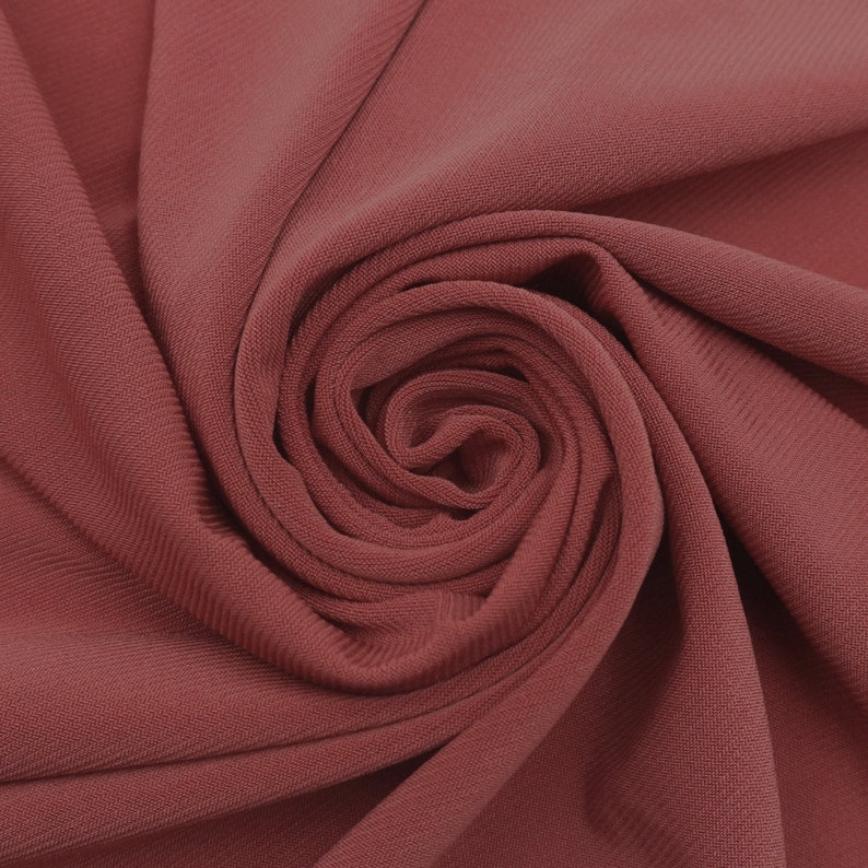 Free Shipping!! Brick Pale ITY Stretch Jersey Knit Fabric